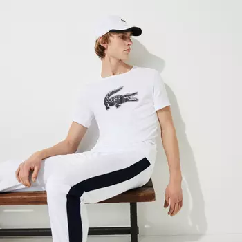 Хлопковая футболка Lacoste