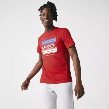 Хлопковая футболка Lacoste