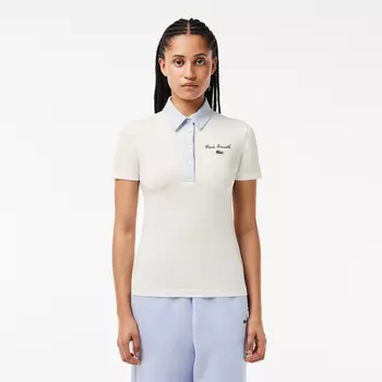 Хлопковое поло Lacoste Slim Fit