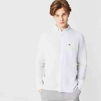 Мужская льняная рубашка Lacoste Regular Fit