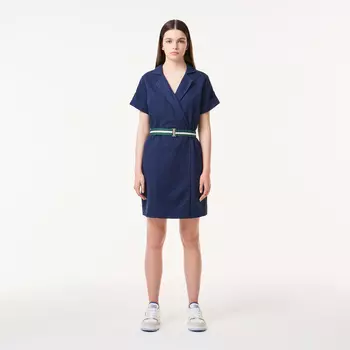 Лёгкое платье Lacoste с поясом