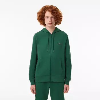 Мужская флисовая толстовка Lacoste на молнии