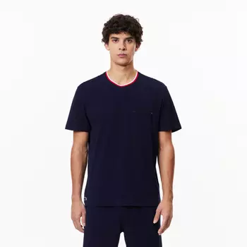 Мужская футболка для дома Lacoste из хлопка