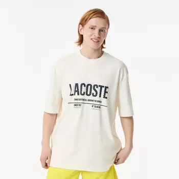Мужская футболка Lacoste из хлопка