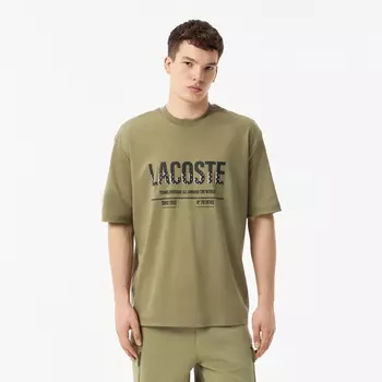 Мужская футболка Lacoste из хлопка