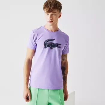 Мужская футболка Lacoste с принтом