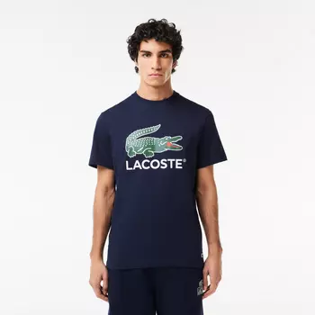 Мужская хлопковая футболка Lacoste