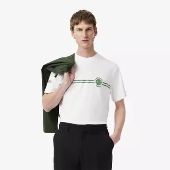 Мужская хлопковая футболка Lacoste