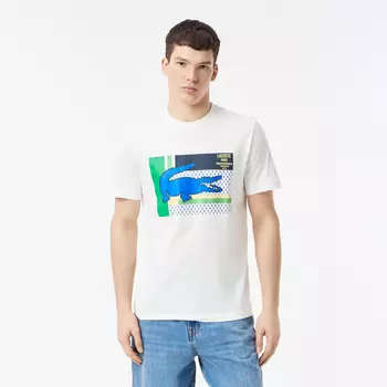 Мужская хлопковая футболка Lacoste