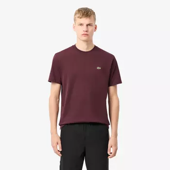 Мужская хлопковая футболка Lacoste с коротким рукавом