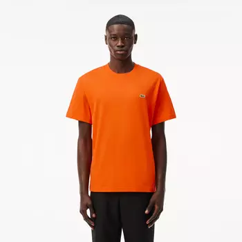 Мужская хлопковая футболка Lacoste с коротким рукавом