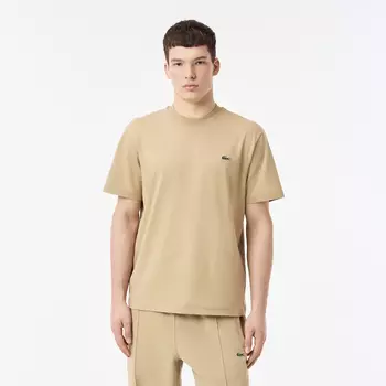 Мужская хлопковая футболка Lacoste с коротким рукавом