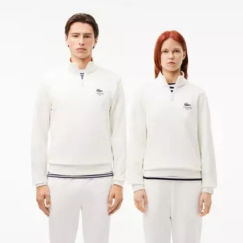 Свитшот Lacoste Unisex с застежкой-молнией с высоким воротом