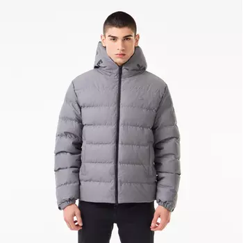 Мужской стёганый пуховик Lacoste с капюшоном