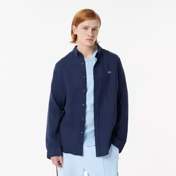 Мужская льнаная рубашка Lacoste