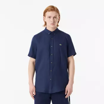 Мужская льнаная рубашка Lacoste
