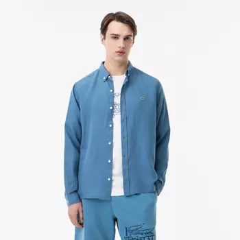 Мужская льняная рубашка Lacoste