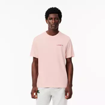 Мужская футболка для дома Lacoste из хлопка
