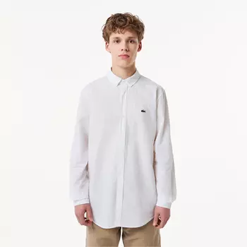 Мужская хлопковая рубашка Lacoste