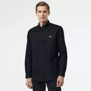 Мужская хлопковая рубашка Lacoste Slim Fit