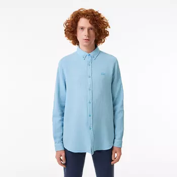 Мужская хлопковая рубашка Lacoste
