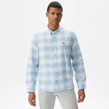 Мужская клетчатая рубашка Lacoste