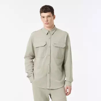 Мужская рубашка Lacoste на кнопках с большими нагрудными карманами