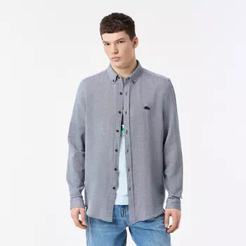 Мужская хлопковая рубашка Lacoste