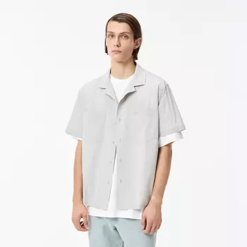 Мужская рубашка Lacoste loose Fit с коротким рукавом