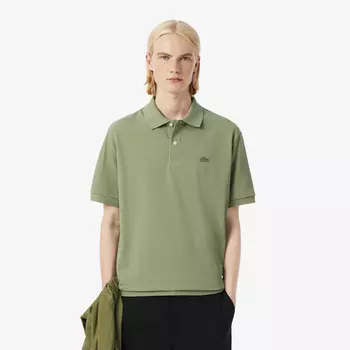 Мужская рубашка-поло Lacoste Loose Fit из плотного хлопка