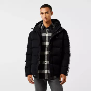 Мужская стёганая куртка Lacoste с капюшоном