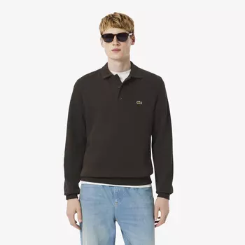 Мужская толстовка Lacoste с воротником-поло из хлопка