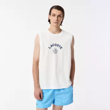 Мужская топ Lacoste из хлопка