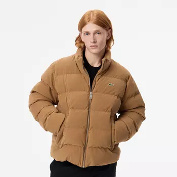 Мужская вельветовая куртка-пуховик Lacoste