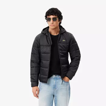 Мужская водоотталкивающая стеганая куртка-пуховик Lacoste