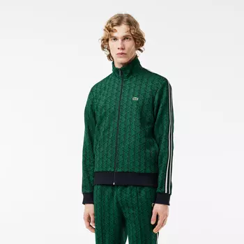 Мужская жаккардовая толстовка Lacoste PARIS с монограммой