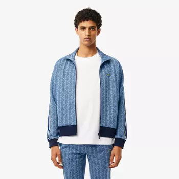 Мужская жаккардовая толстовка Lacoste PARIS с монограммой