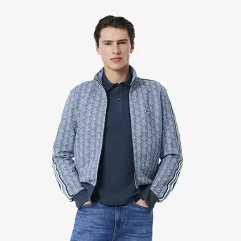 Мужская жаккардовая толстовка Lacoste PARIS с монограммой