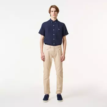 Мужские облегающие брюки-чинос Lacoste