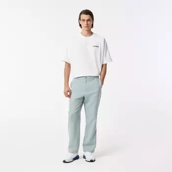 Мужские брюки Lacoste из смеси хлопка и льна