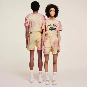 Шорты из вискозы с принтом тай-дай Lac x Ricky Regal