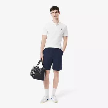 Мужские шорты Lacoste из смеси льна и вискозы