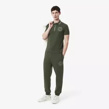 Мужские спортивные брюки Lacoste из смеси органического хлопка