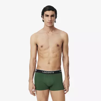 Мужское хлопковое нижнее бельё Lacoste (3 ед.)