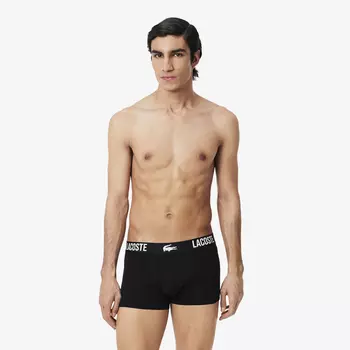 Мужское хлопковое нижнее бельё Lacoste (3 ед.)
