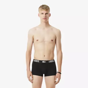 Мужское хлопковое нижнее бельё Lacoste (3 ед.)