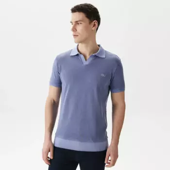 Мужское хлопковое поло Lacoste Regular Fit
