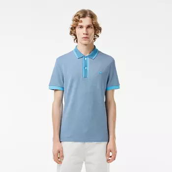 Мужское хлопковое поло Lacoste Regular Fit