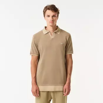 Мужское хлопковое поло Lacoste Regular Fit