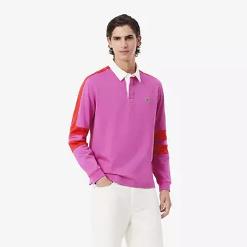 Мужское хлопковое регби Lacoste